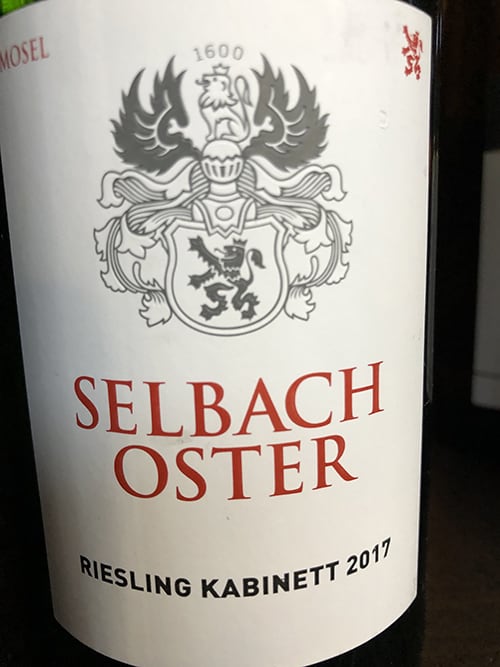 Selbach Oster Riesling Kabinett 2017