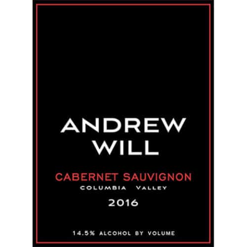Andrew Will Winery Columbia Valley Cabernet Sauvignon 2016