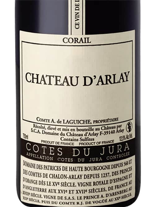 Chateau D'arlay Cotes Du Jura "Corail" Rose 2011